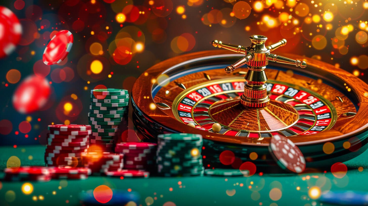 Dealer casino live sedang melakukan putaran kartu secara profesional dan seru