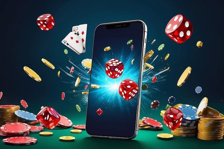 Pengguna menikmati hiburan live casino dan taruhan sport melalui smartphone dengan mudah